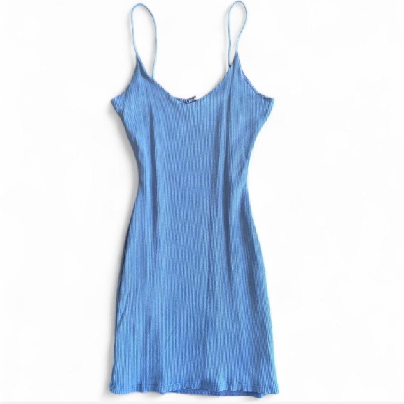 Windsor Blue Summer Mini Dress - Picture 1 of 4